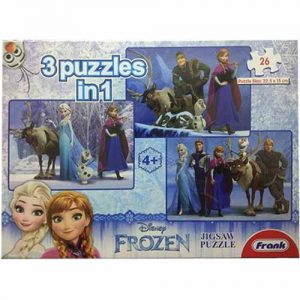 Frank Frozen 3 Puzzles in 1