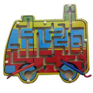 Magnetic Pen Maze Bus