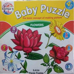 baby puzzle flowers